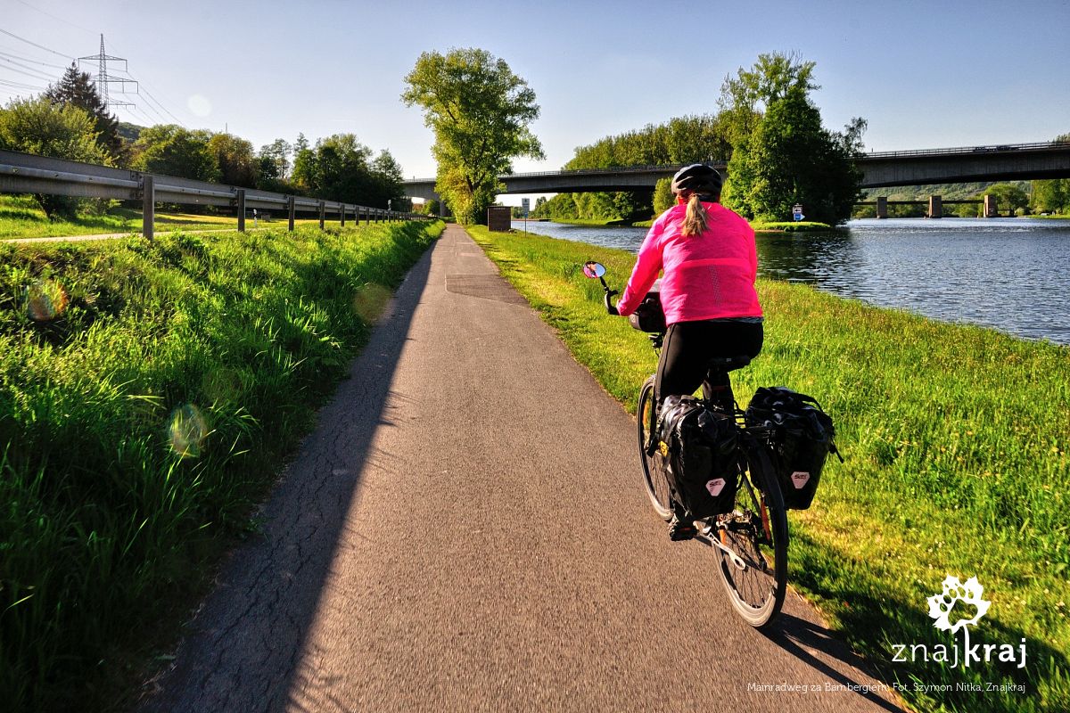 Mainradweg za Bambergiem