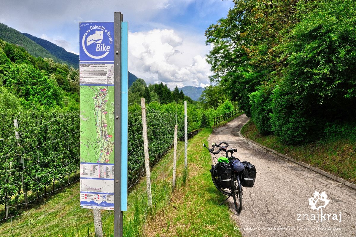 Mapy szlaków Dolomiti di Brenta Bike Mapy szlaków Dolomiti di Brenta Bike