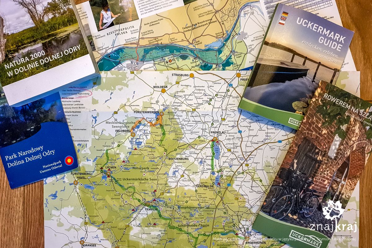 Materiały informacyjne o Uckermarku w języku polskim