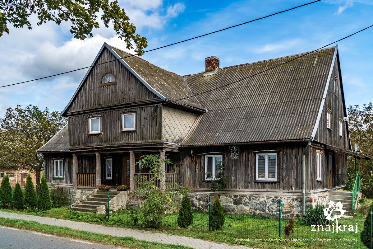 Mennonicki dom podcieniowy w Mątawach
