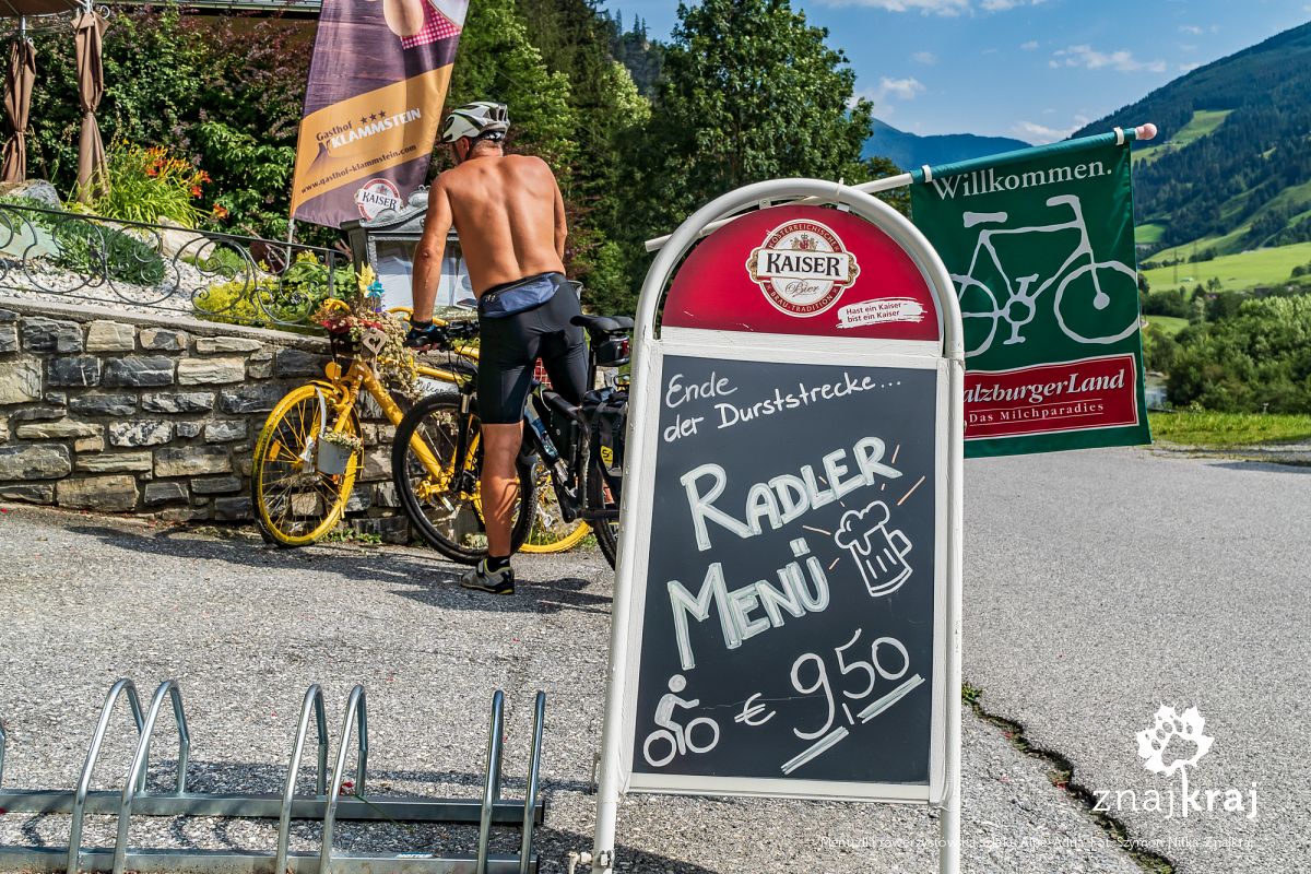 Menu dla rowerzystów na szlaku Alpe-Adria