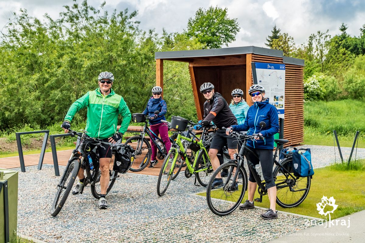 Miejsce postojowe EuroVelo 10 w Nowym Dworze Gdańskim