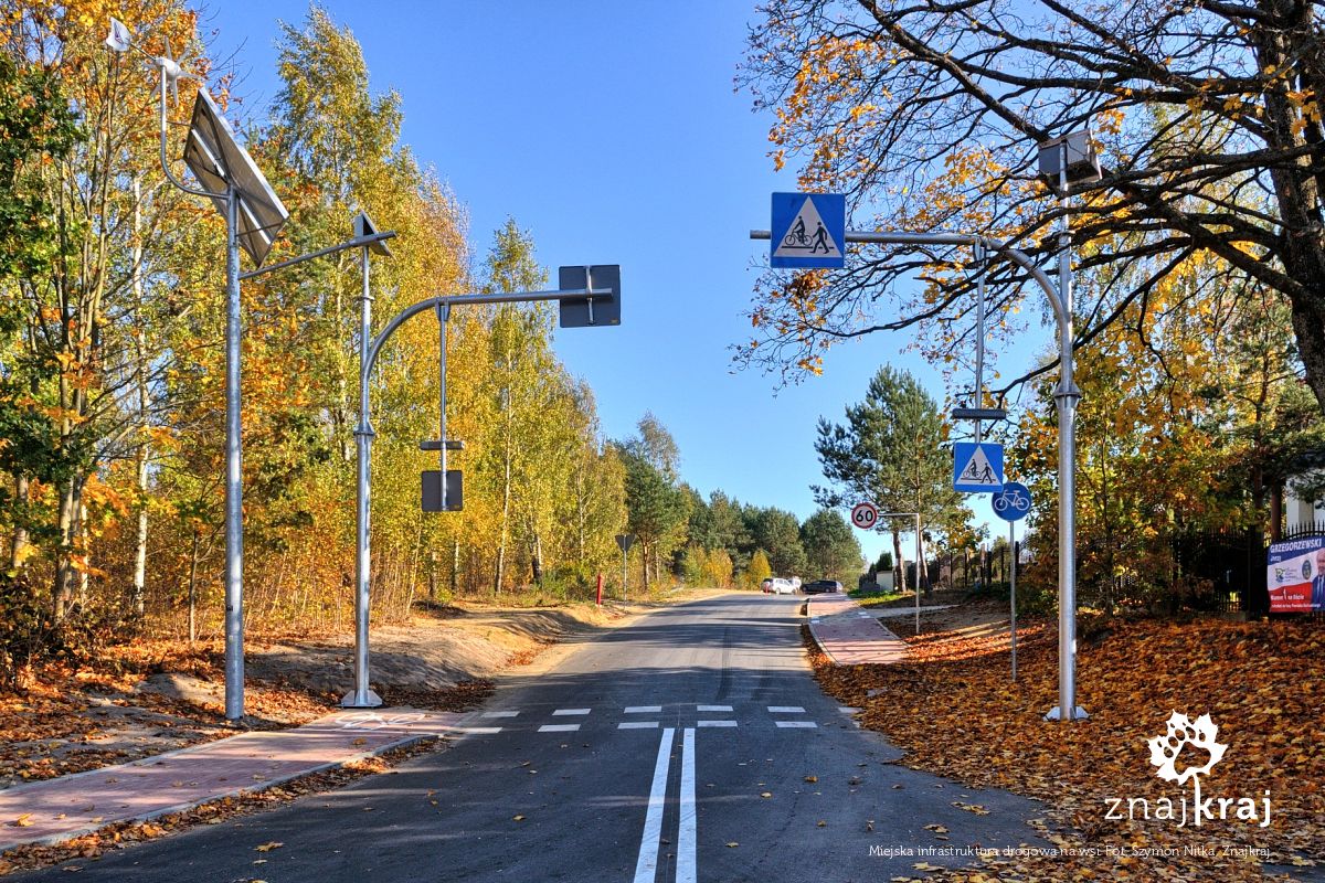 Miejska infrastruktura drogowa na wsi