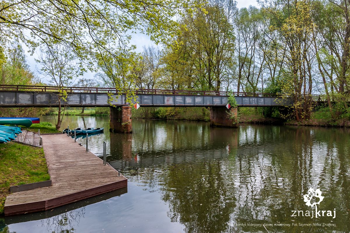 Most kiedyś kolejowy, dzisiaj rowerowy