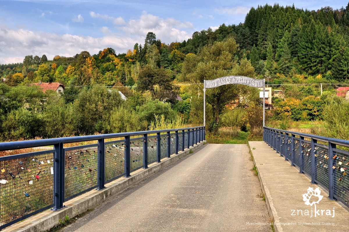 Most miłości nad Bystrzycą