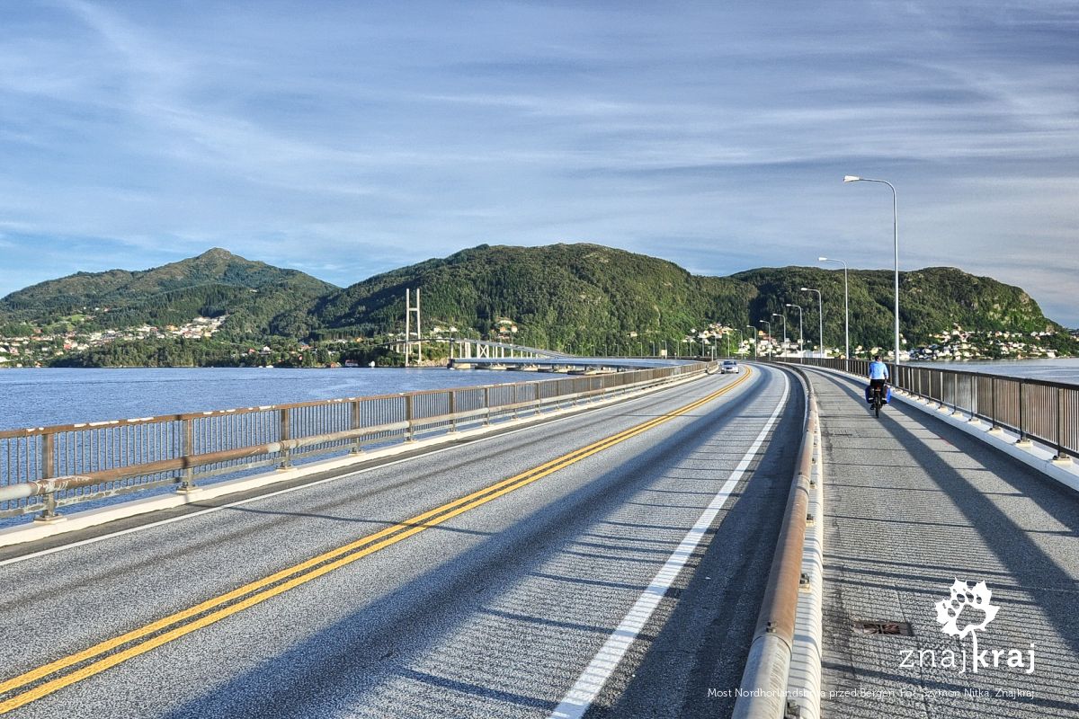 Most Nordhorlandsbrua przed Bergen Most Nordhorlandsbrua przed Bergen