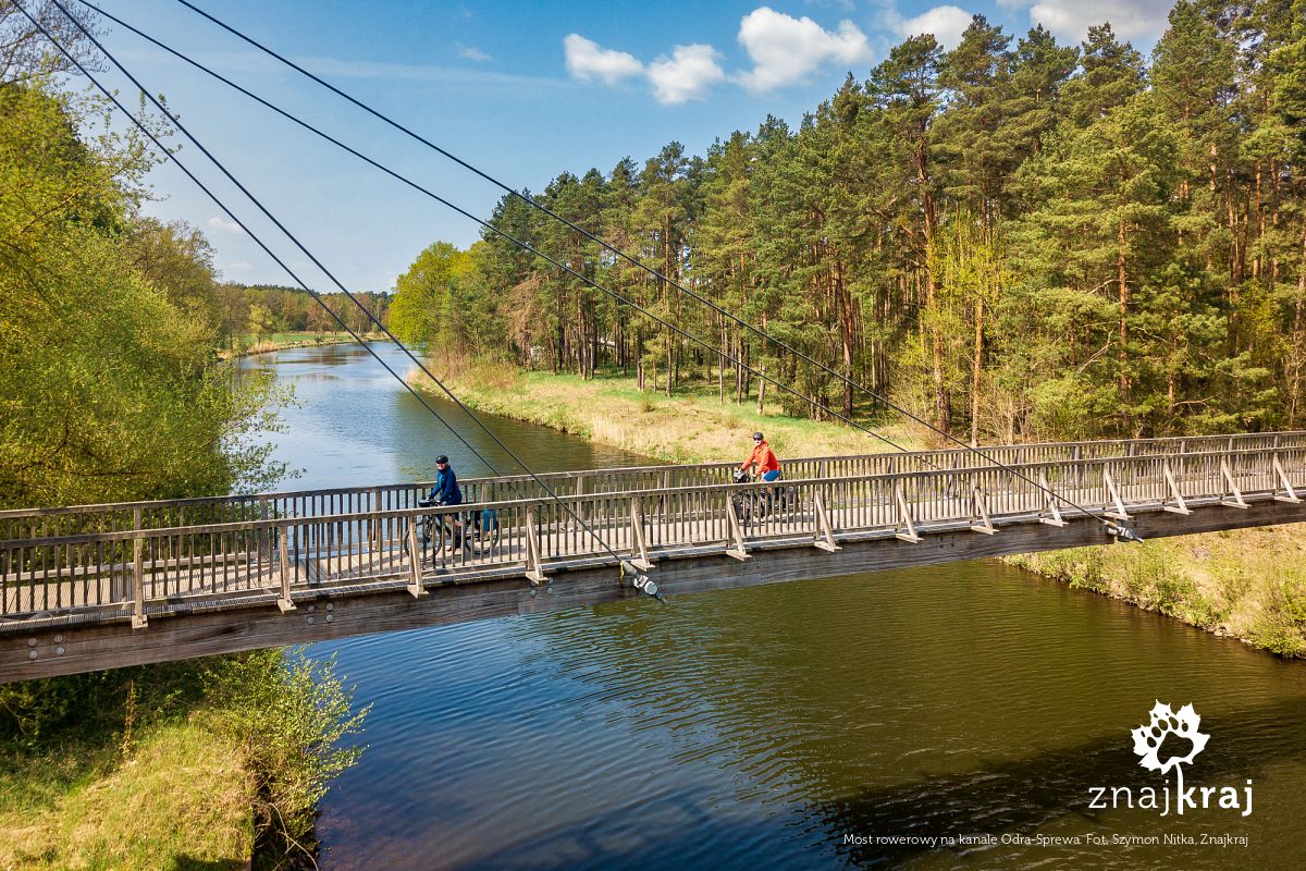 Most rowerowy na kanale Odra-Sprewa