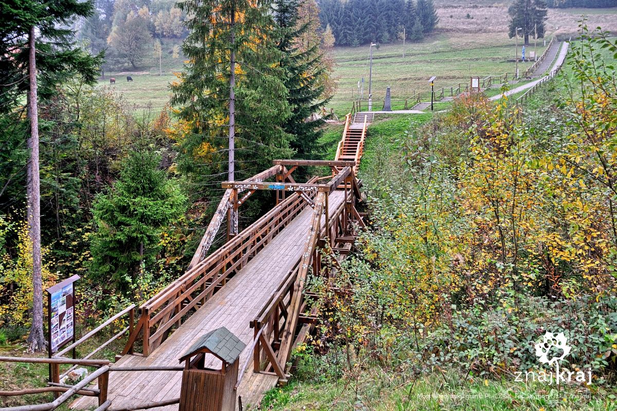 Most w trójstyku granic PL-CZ-SK Most w trójstyku granic PL-CZ-SK