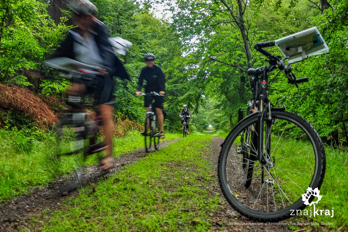 Na drodze rowerowej w Almindingen