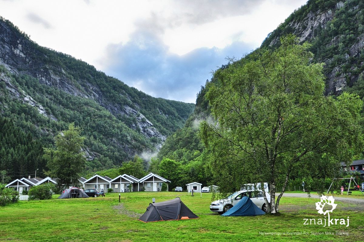 Na kempingu w Kvanndal Na kempingu w Kvanndal