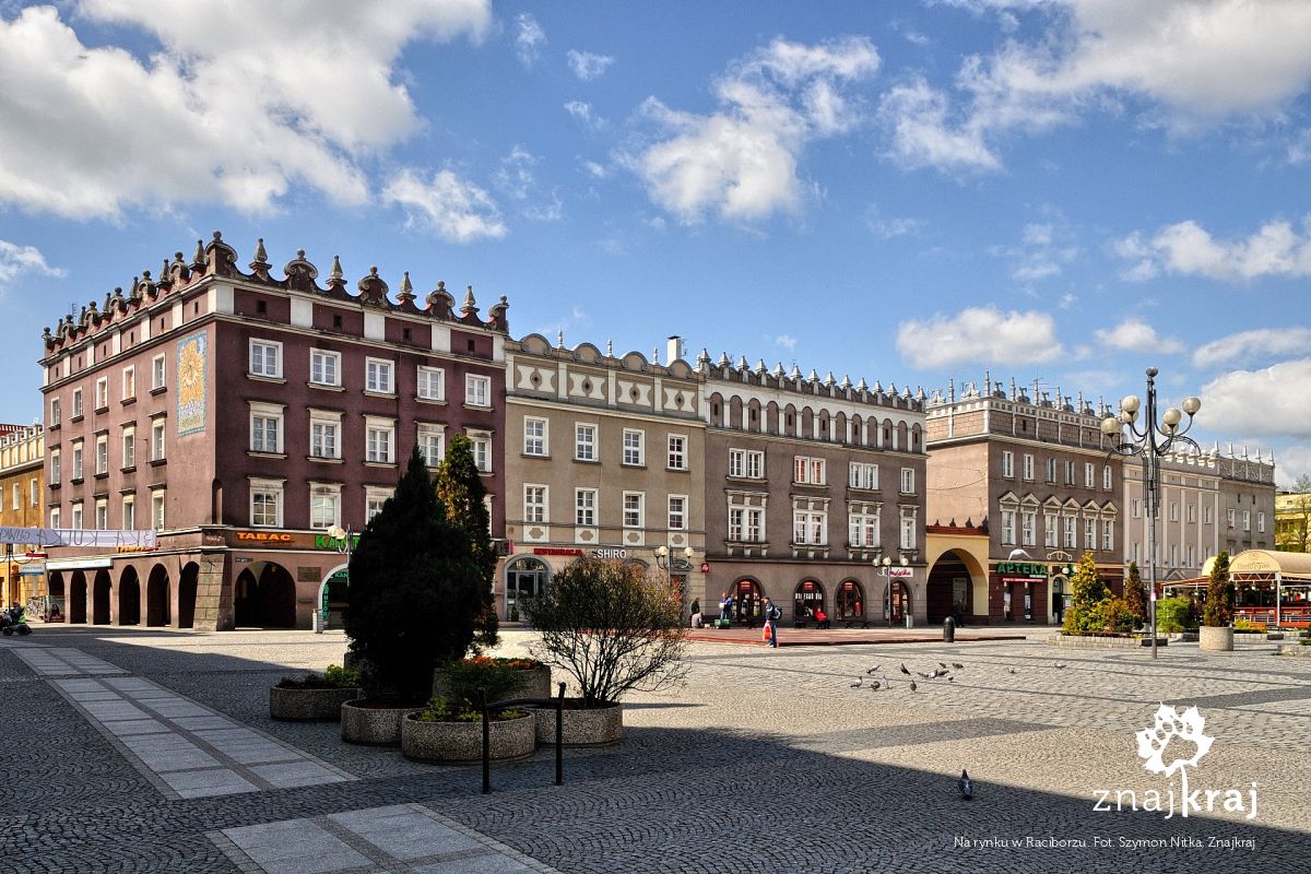 Na rynku w Raciborzu Na rynku w Raciborzu