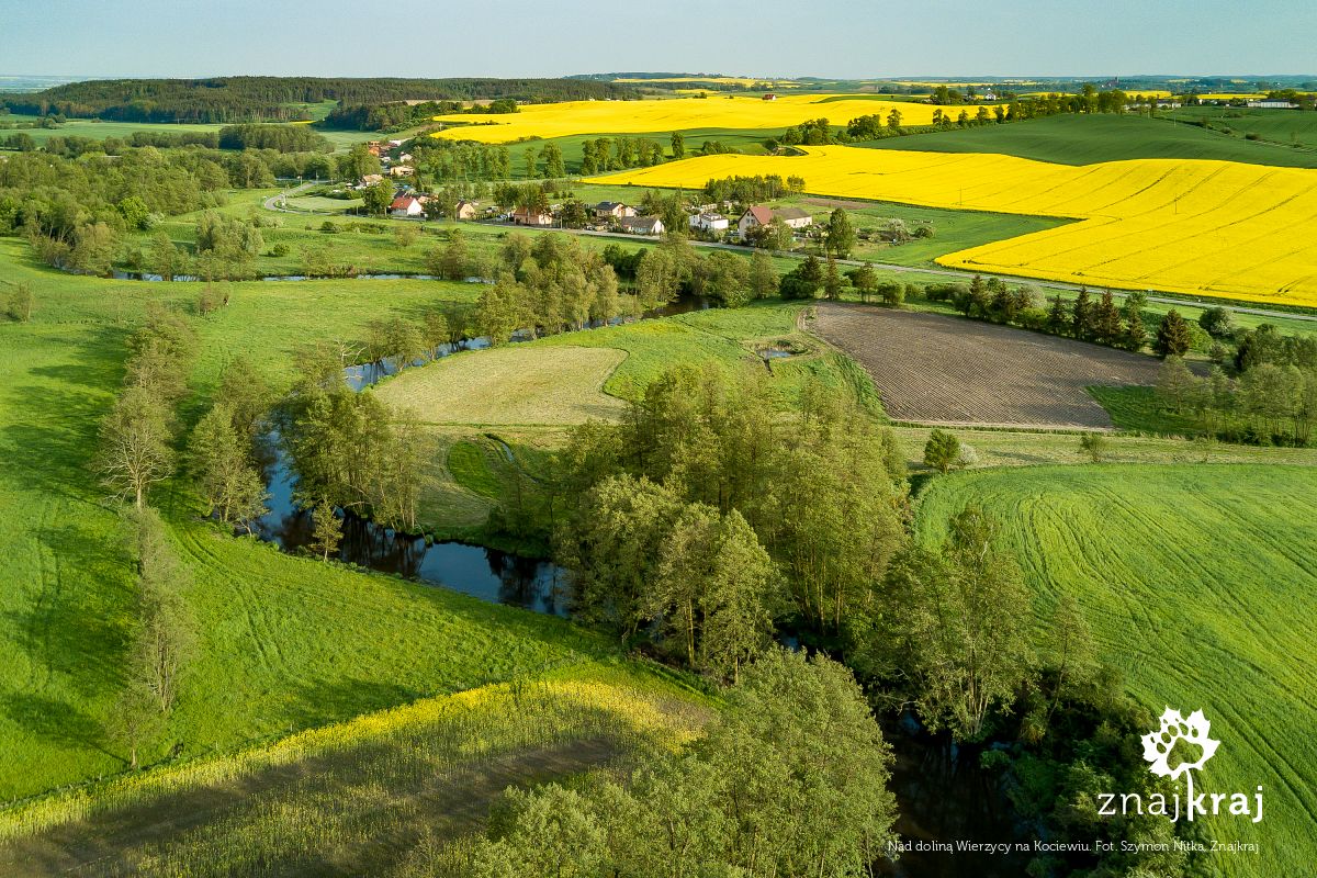 Nad doliną Wierzycy na Kociewiu