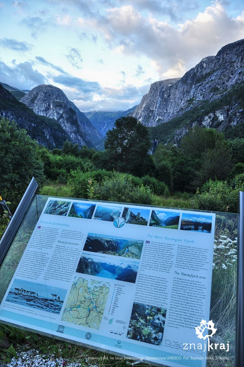 Naeroyfjord, na liście światowego dziedzictwa UNESCO Naeroyfjord, na liście światowego dziedzictwa UNESCO