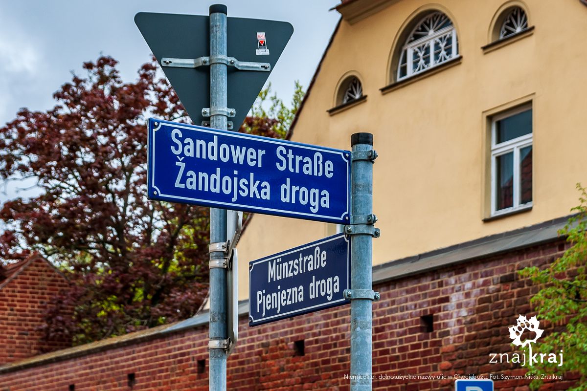 Niemieckie i dolnołużyckie nazwy ulic w Chociebużu