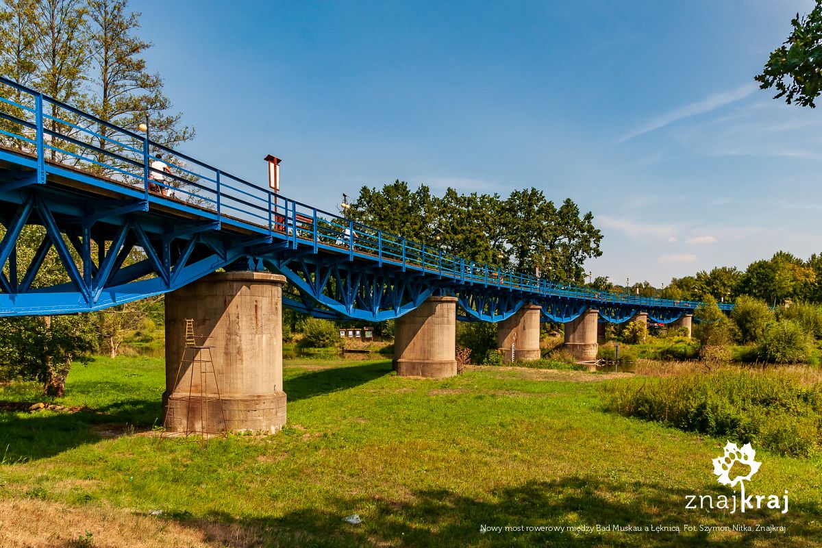 Nowy most rowerowy między Bad Muskau a Łęknicą