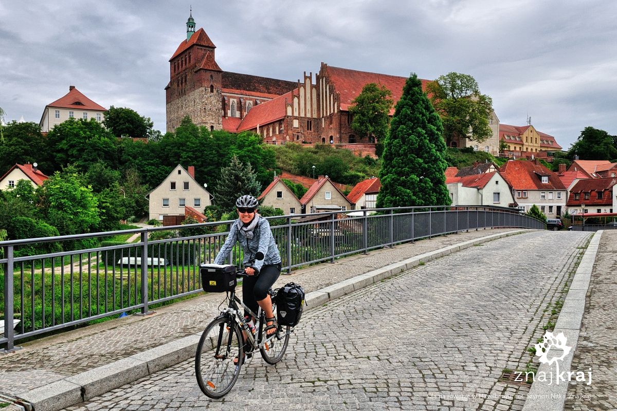 Ola na rowerze w Havelbergu
