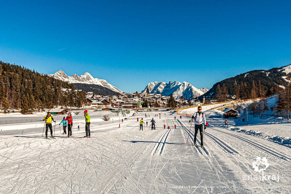 Ośrodek narciarstwa biegowego w Seefeld w Tyrolu