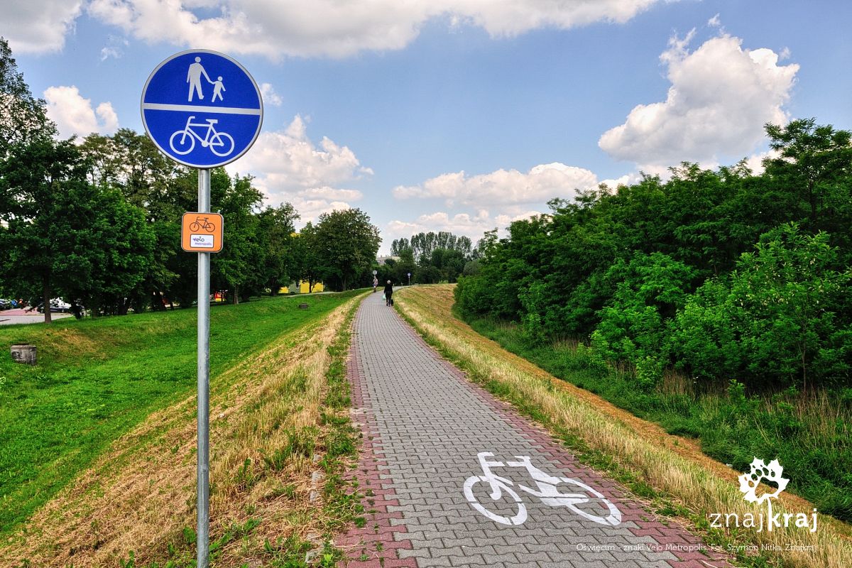 Oświęcim - znaki Velo Metropolis