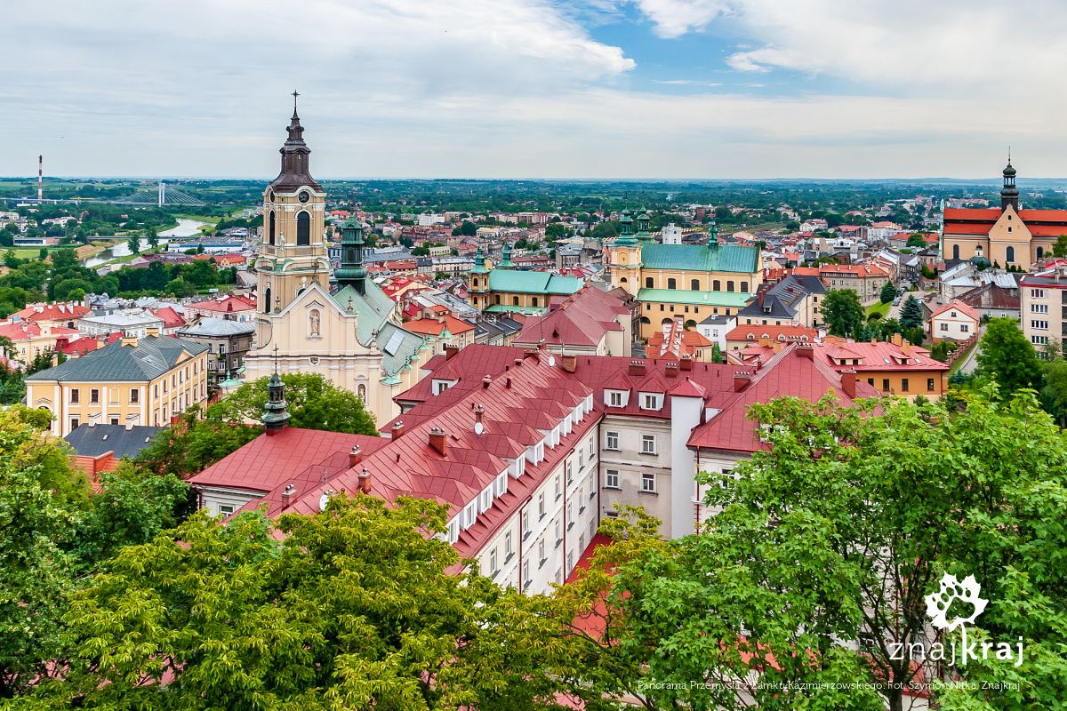 Panorama Przemyśla z Zamku Kazimierzowskiego