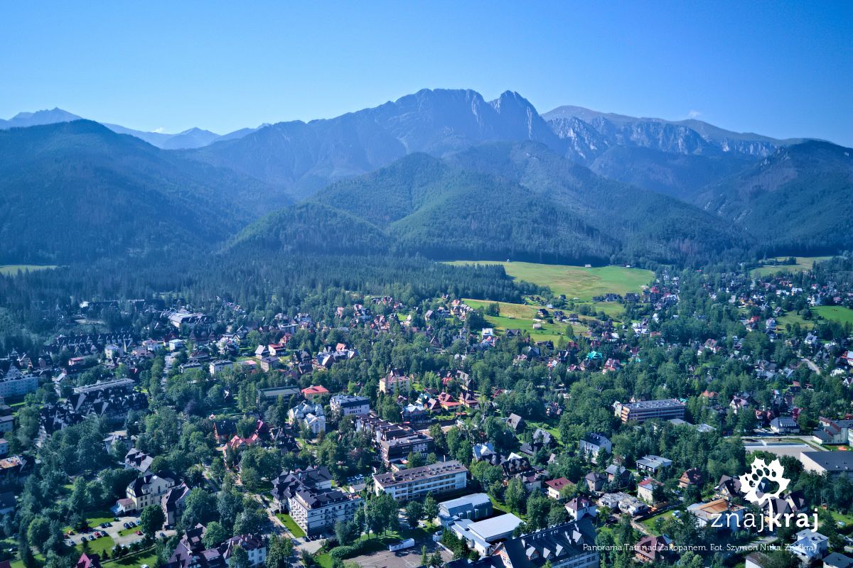 Panorama Tatr nad Zakopanem