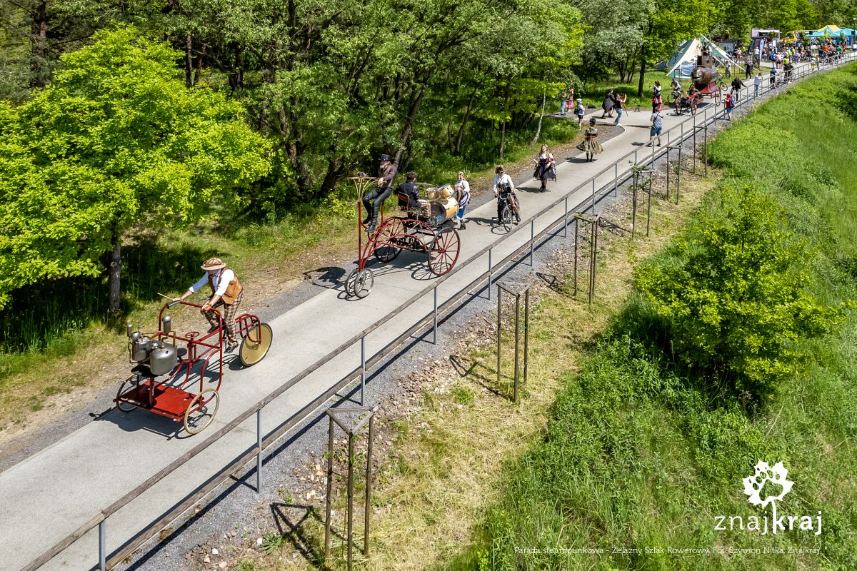 Parada steampunkowa - Żelazny Szlak Rowerowy