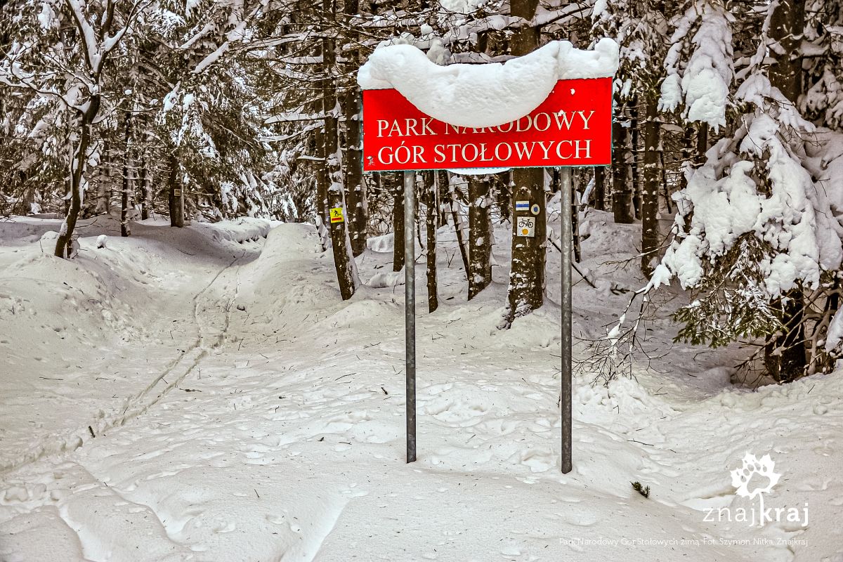 Park Narodowy Gór Stołowych zimą