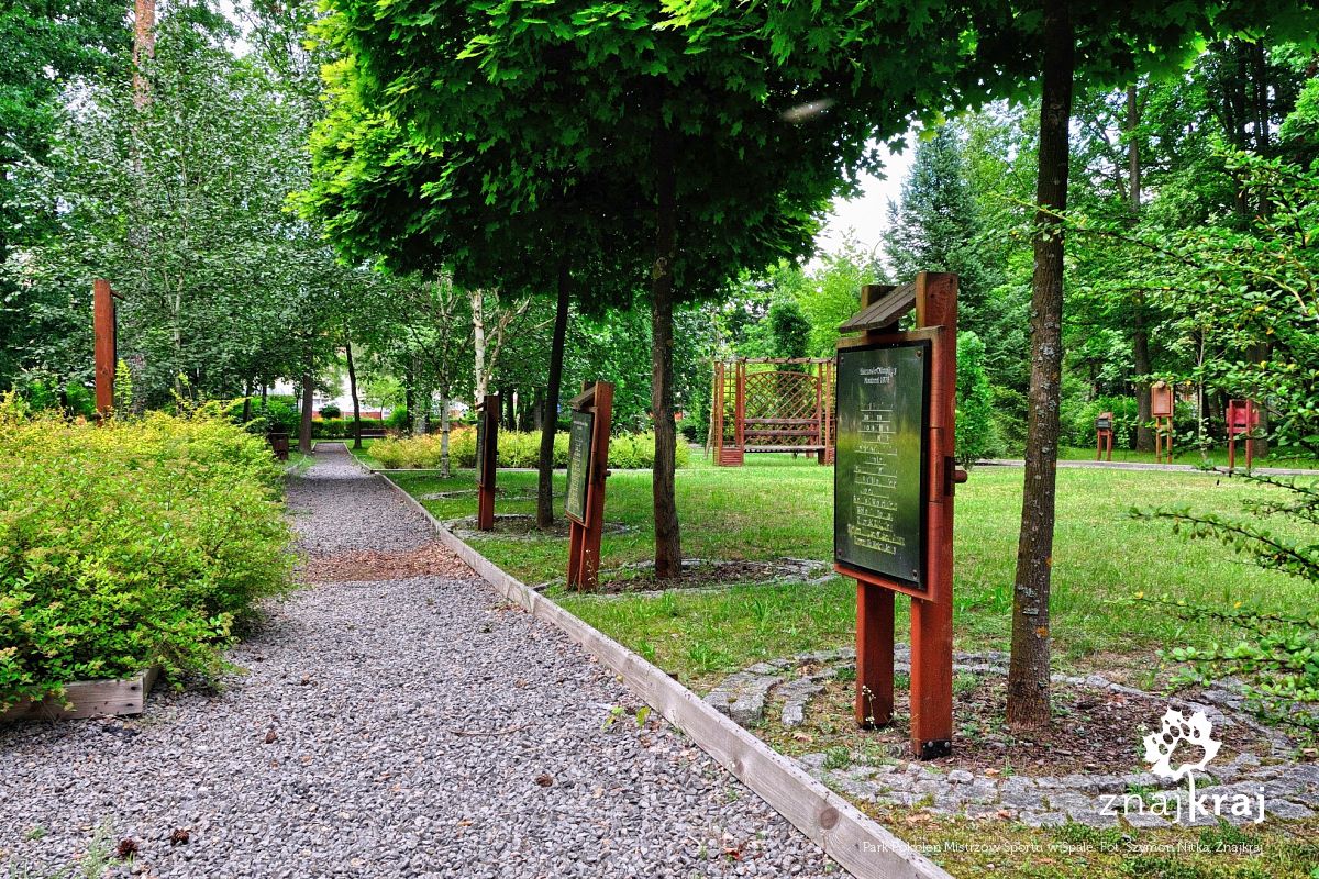 Park Pokoleń Mistrzów Sportu w Spale Park Pokoleń Mistrzów Sportu w Spale