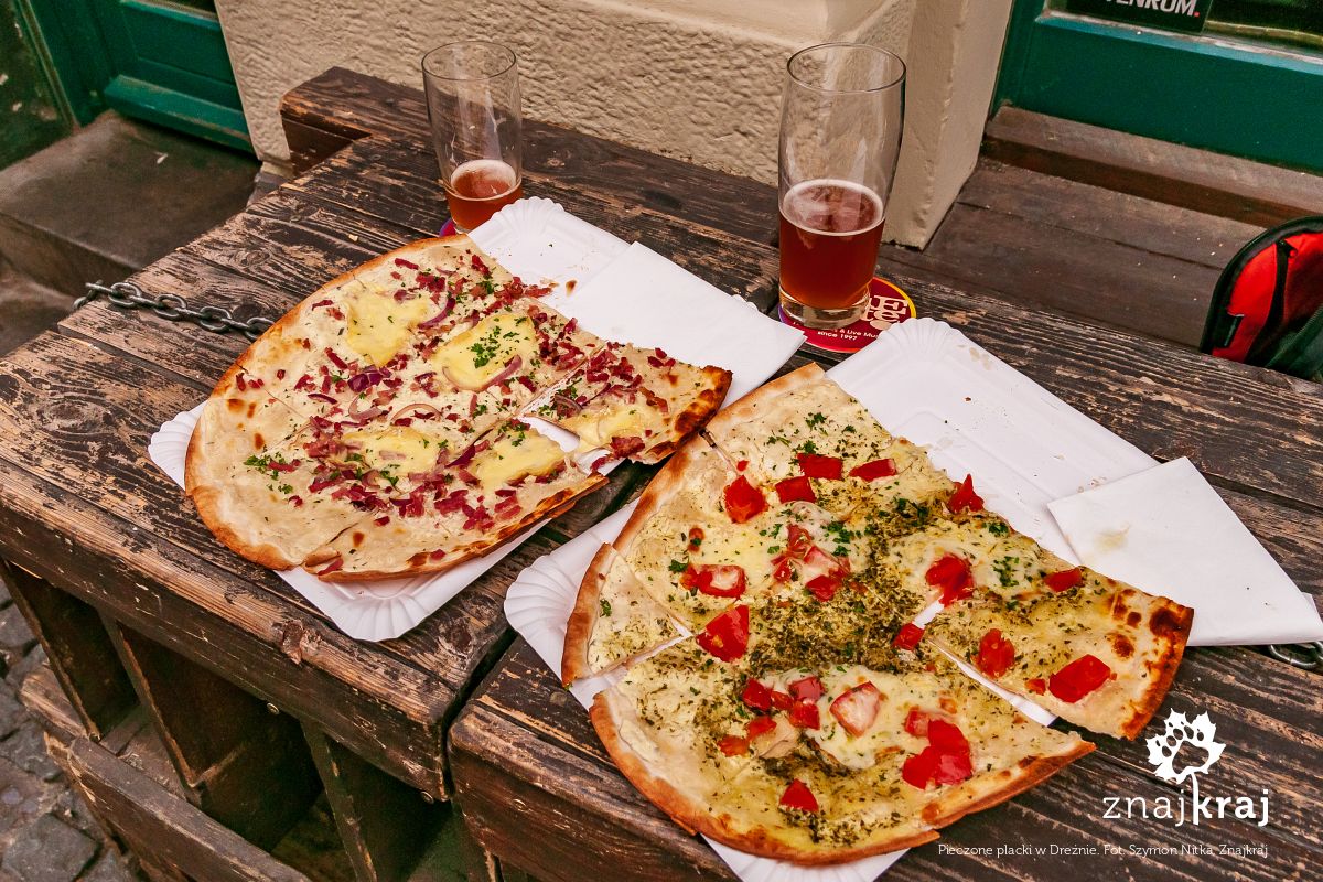 Pieczone placki w Dreźnie