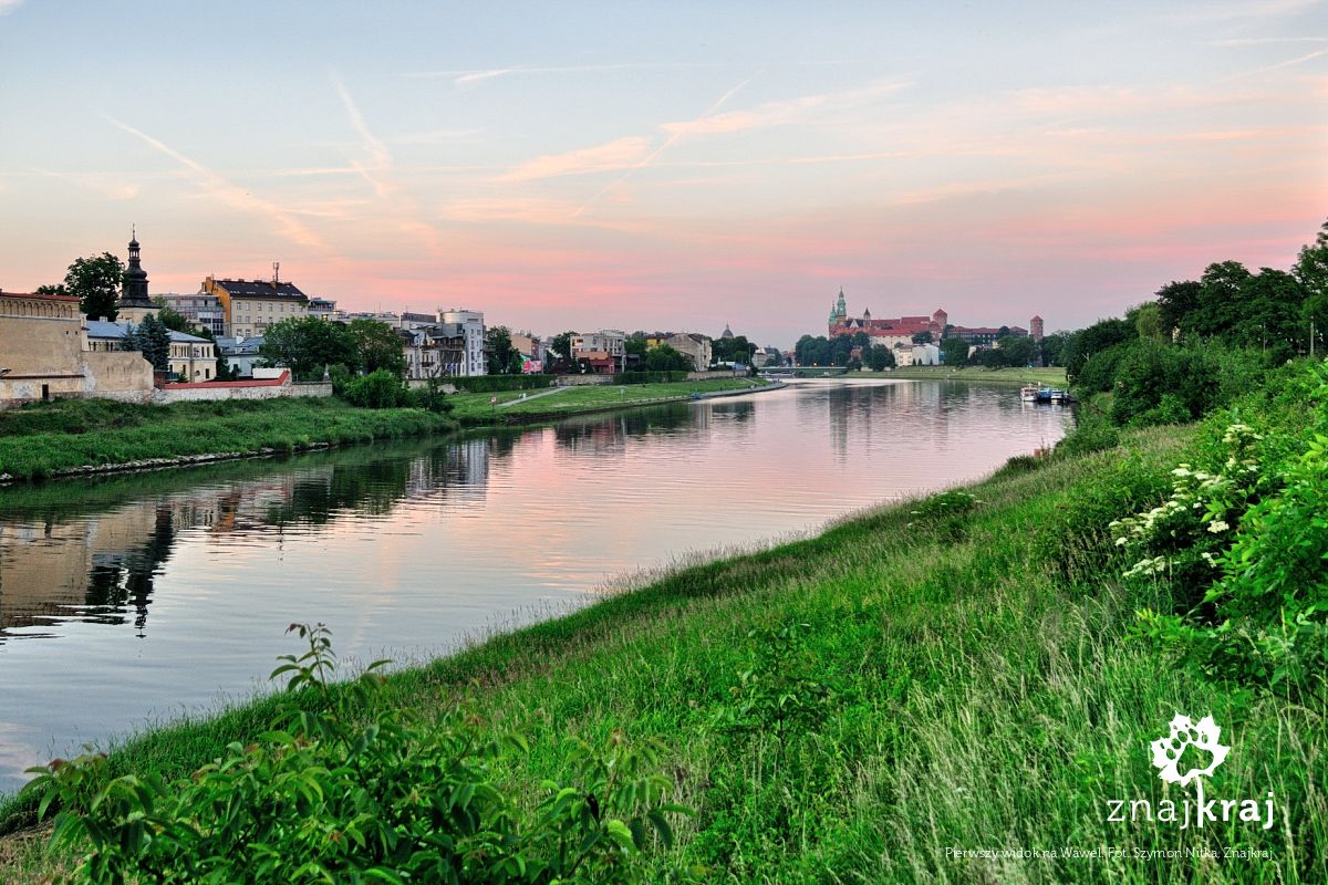 Pierwszy widok na Wawel