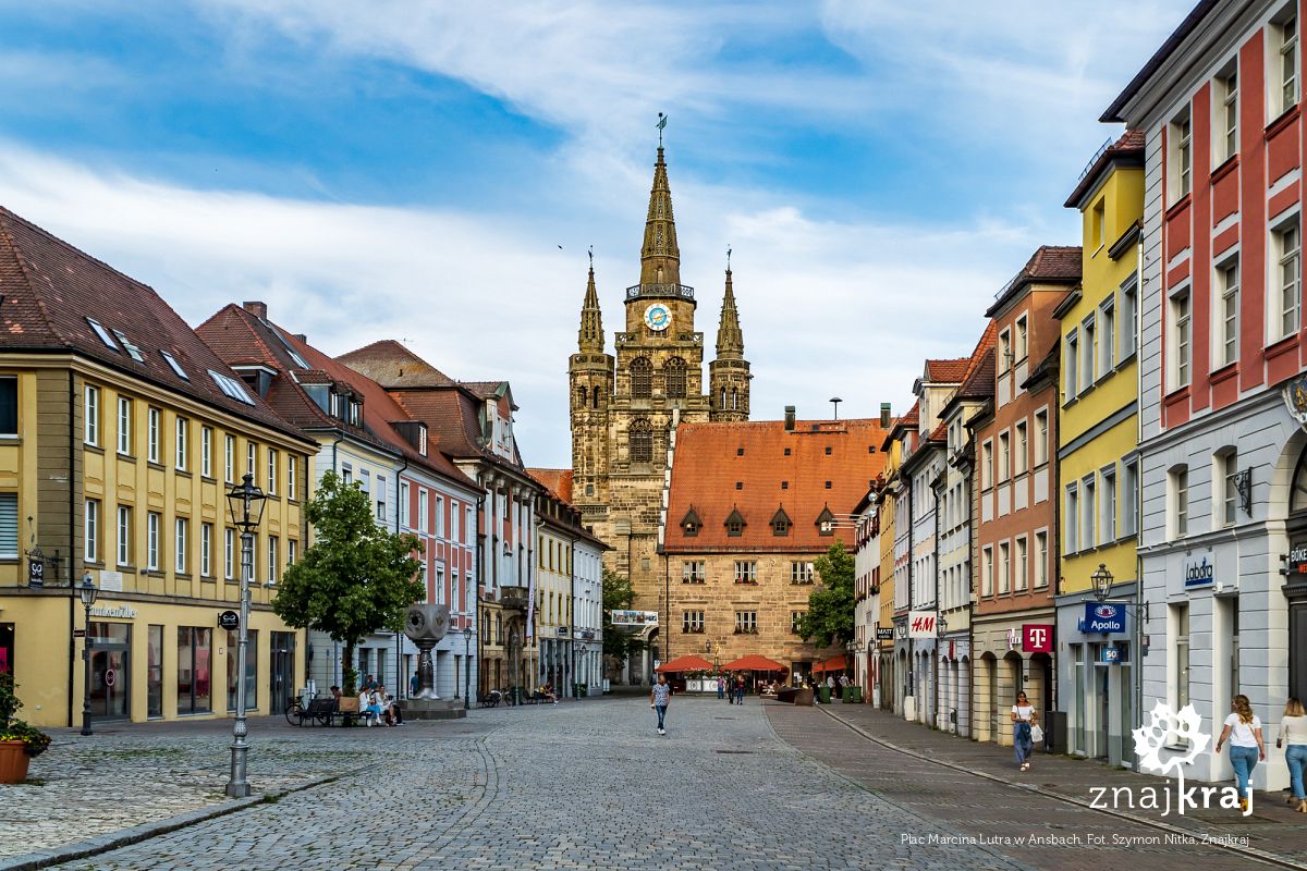 Plac Marcina Lutra w Ansbach