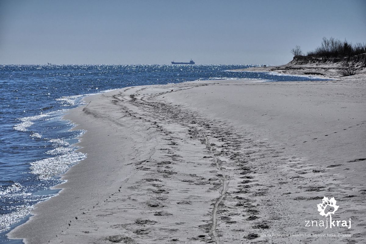 Plaża na Półwyspie Helskim Plaża na Półwyspie Helskim