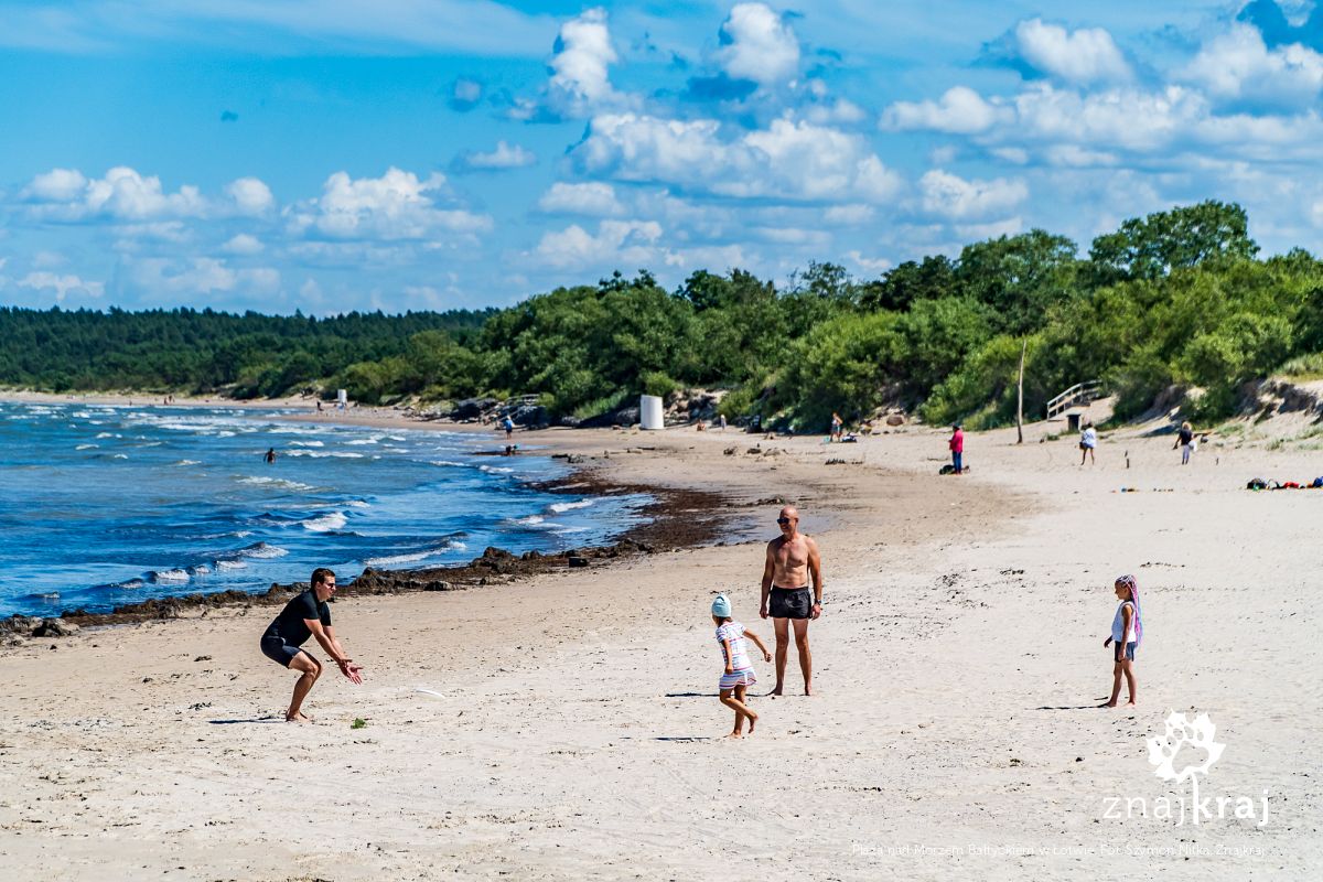 Plaża nad Morzem Bałtyckiem w Łotwie