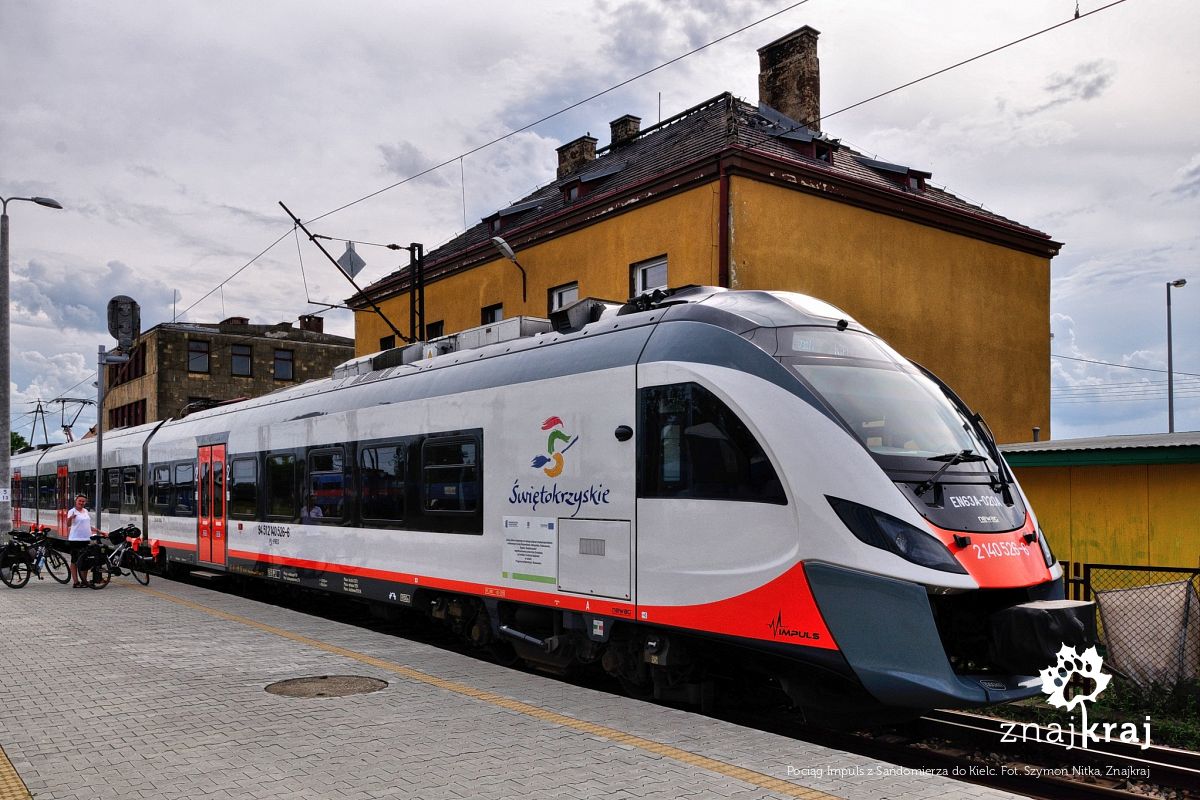 Pociąg Impuls z Sandomierza do Kielc