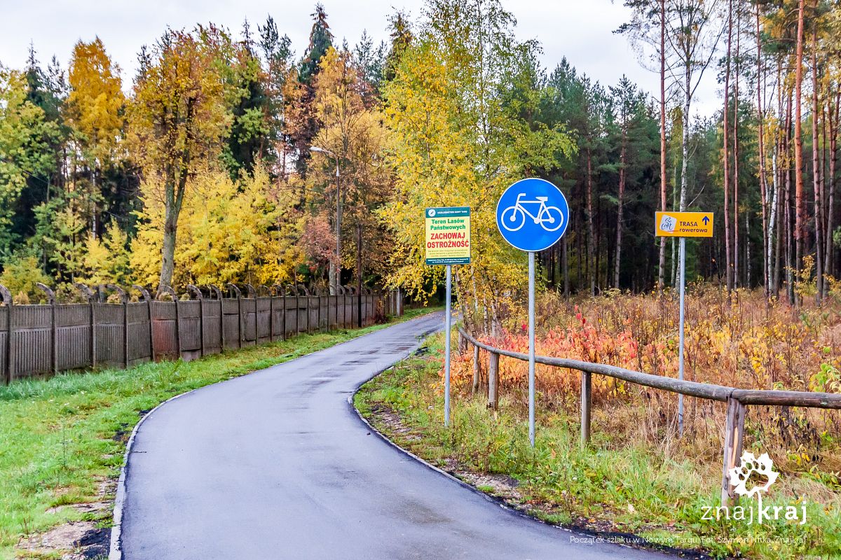 Początek szlaku w Nowym Targu Początek szlaku w Nowym Targu