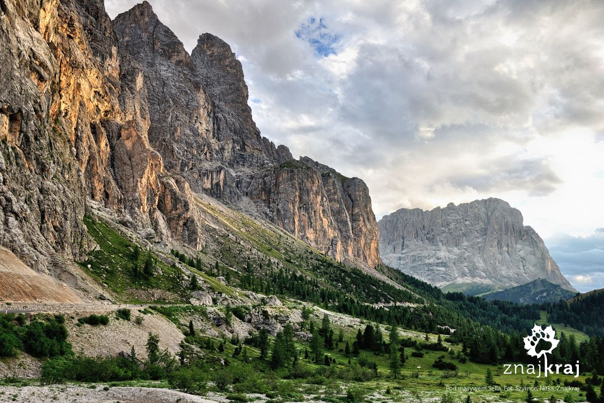 Pod masywem Sella Pod masywem Sella