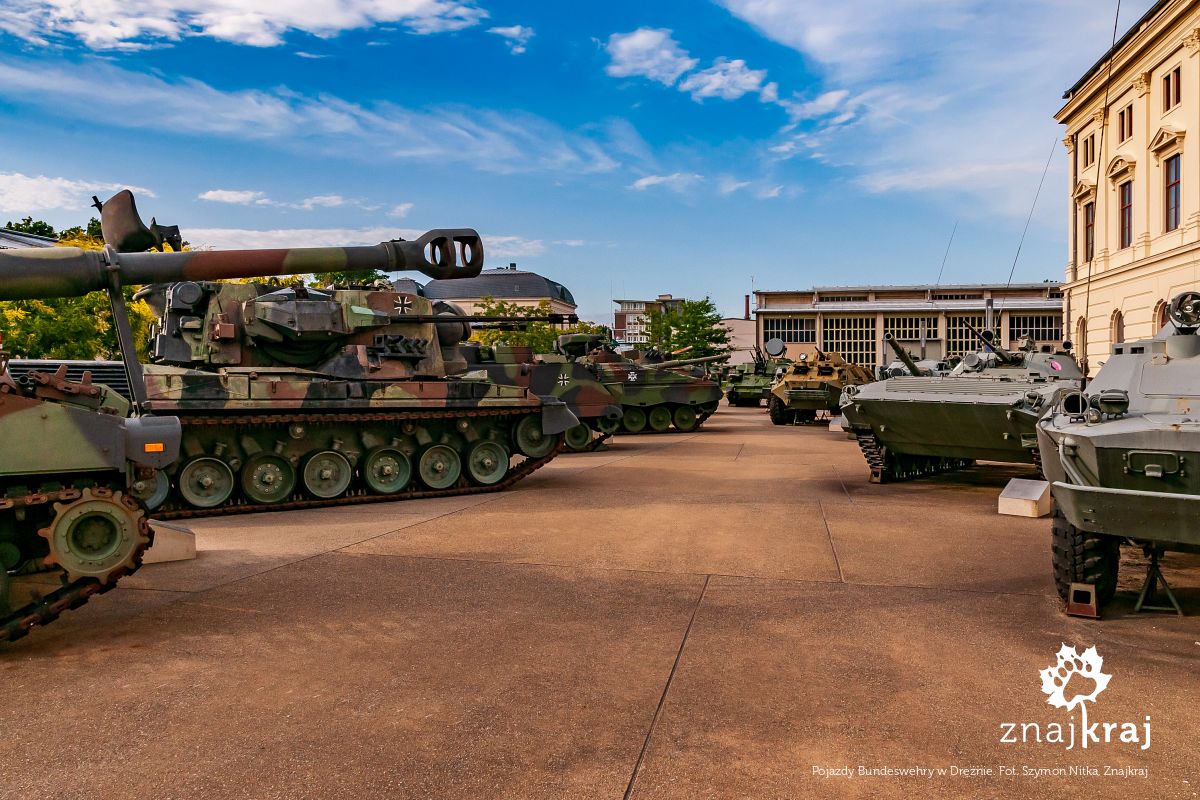 Pojazdy Bundeswehry w Dreźnie