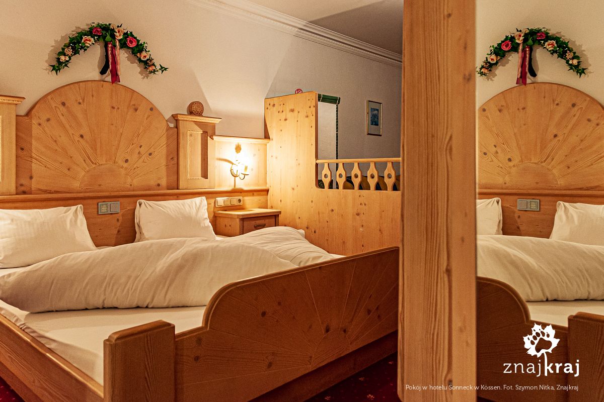 Pokój w hotelu Sonneck w Kössen