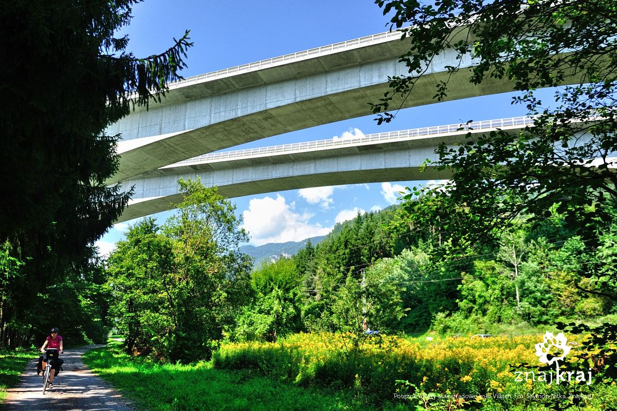 Potężne mosty autostradowe koło Villach Potężne mosty autostradowe koło Villach