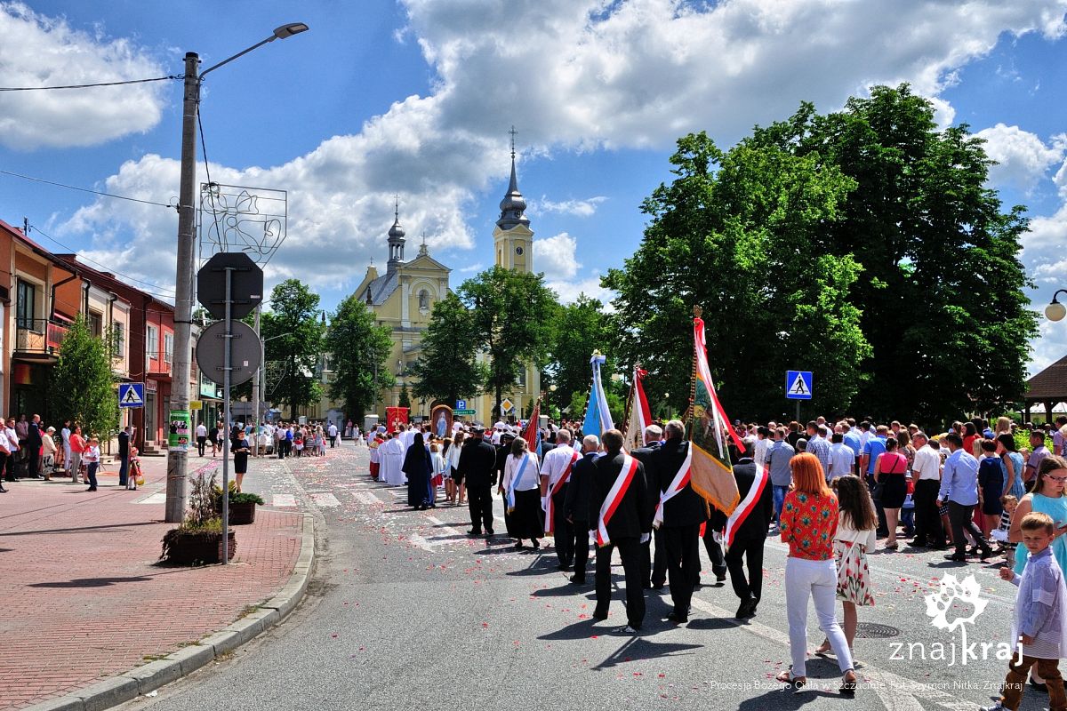 Procesja Bożego Ciała w Szczucinie