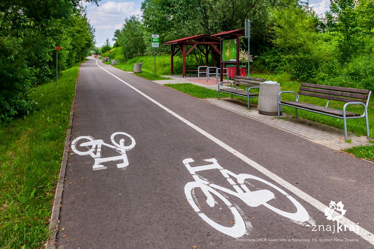 Promenada i MOR Green Velo w Rzeszowie