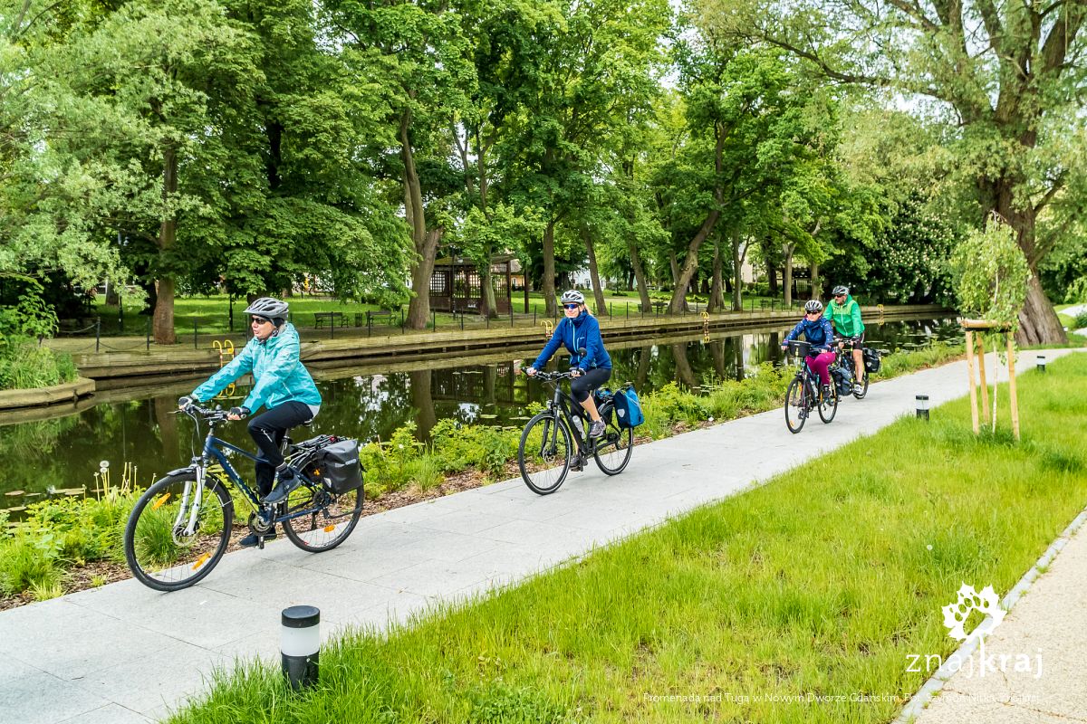 Promenada nad Tugą w Nowym Dworze Gdańskim