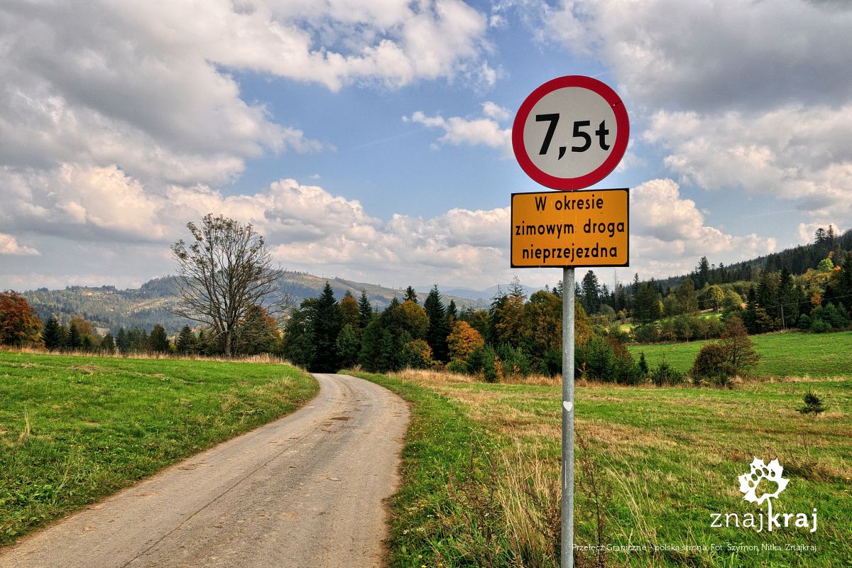 Przełęcz Graniczne - polska strona