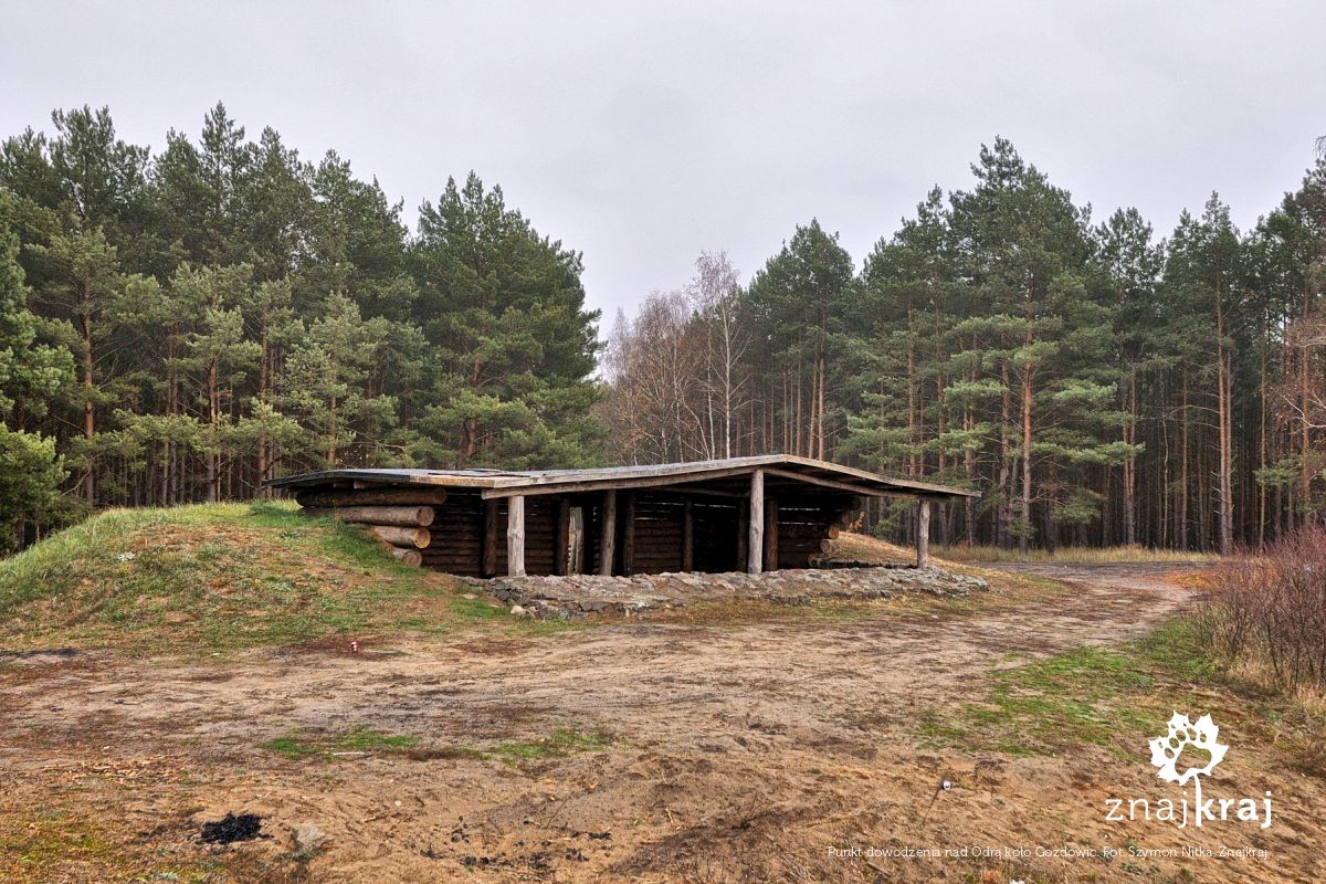 Punkt dowodzenia nad Odrą koło Gozdowic