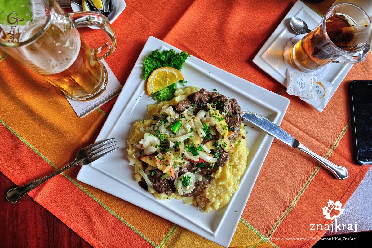 Pyszny posiłek w restauracji