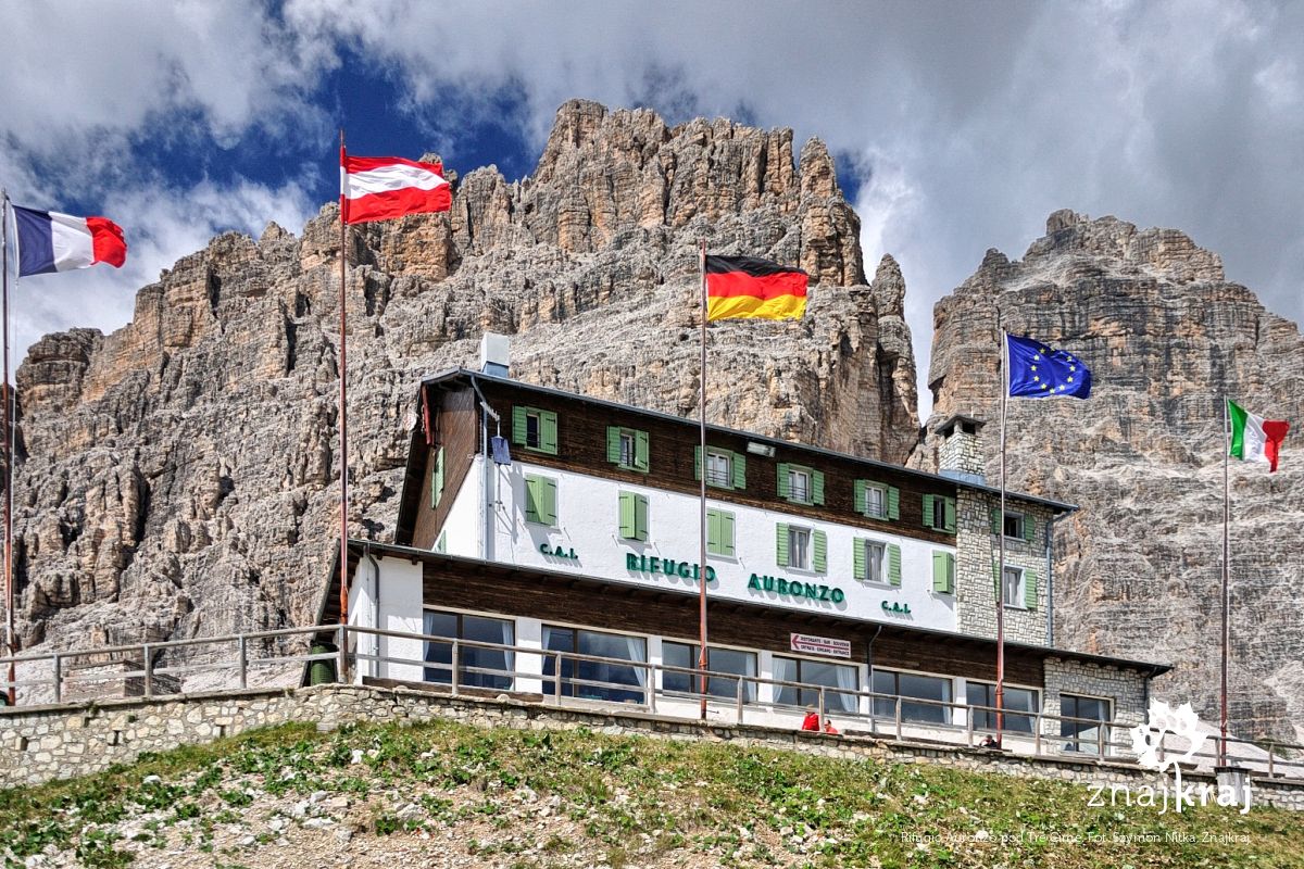 Rifugio Auronzo pod Tre Cime Rifugio Auronzo pod Tre Cime