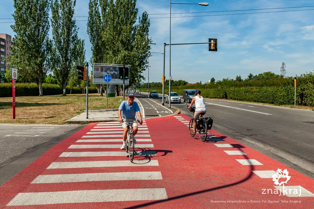 Rowerowa infrastruktura w Bolonii
