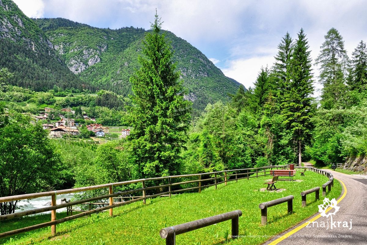 Rowerowe miejsce odpoczynku w Val di Sole Rowerowe miejsce odpoczynku w Val di Sole