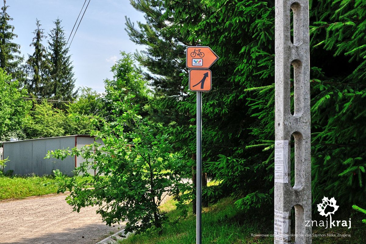 Rowerowe oznaczenie skrętów