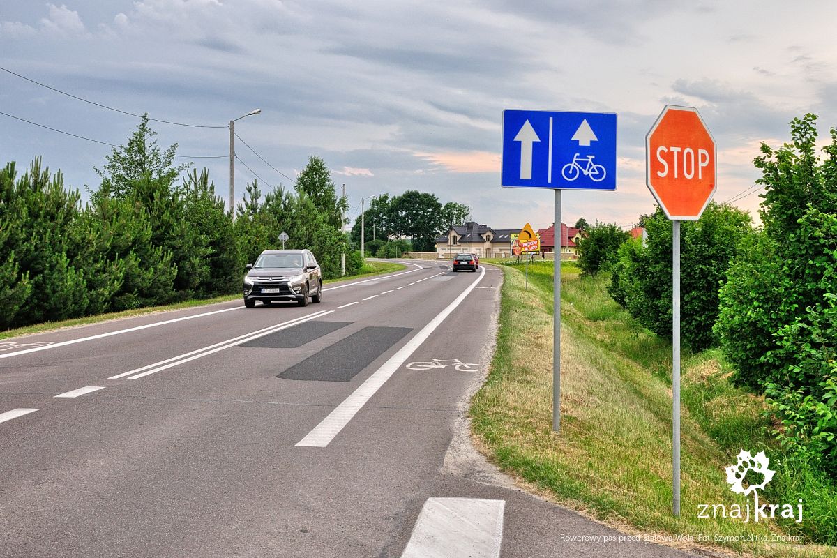 Rowerowy pas przed Stalową Wolą