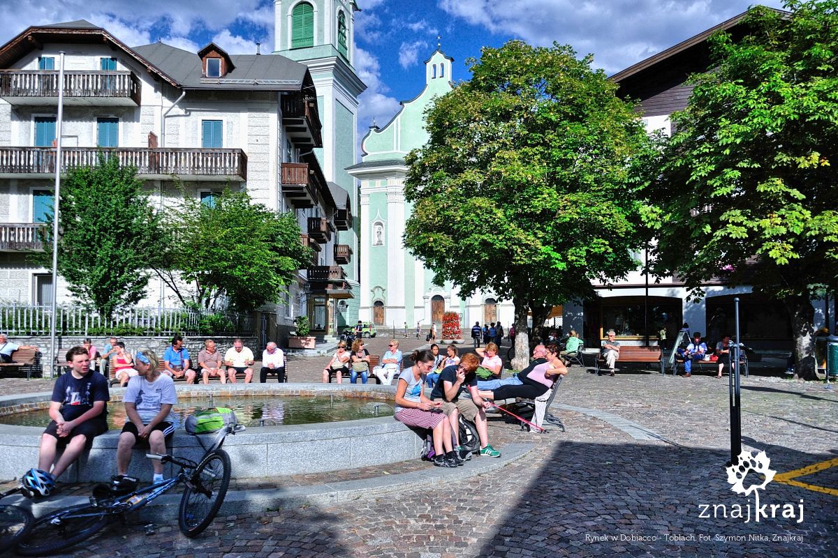 Rynek w Dobiacco - Toblach Rynek w Dobiacco - Toblach
